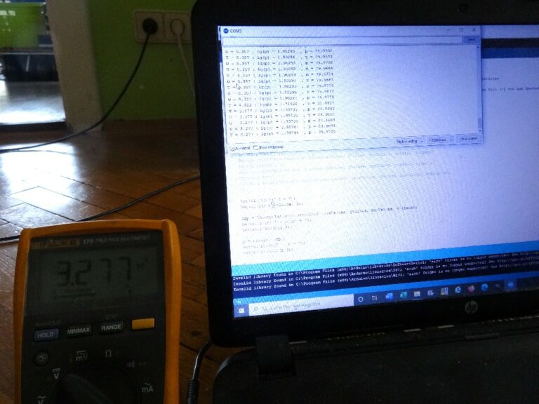PiraniManometer Arduino Stoppi