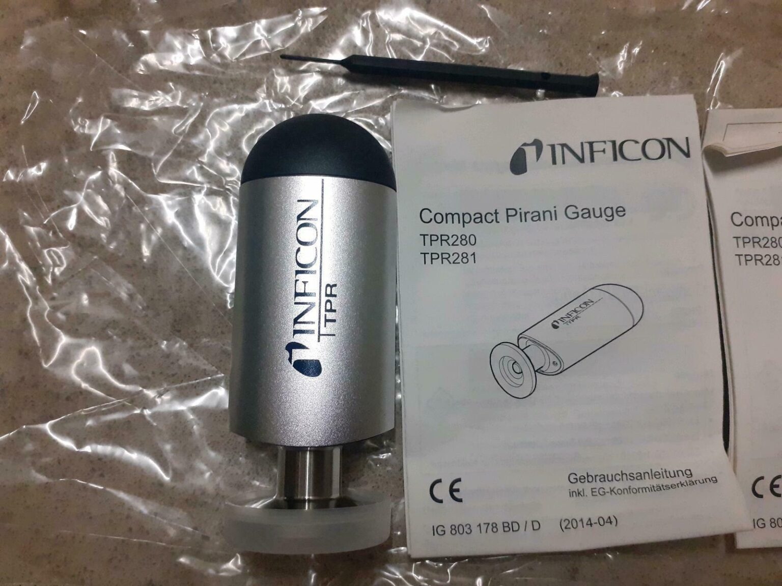 PiraniManometer Arduino Stoppi